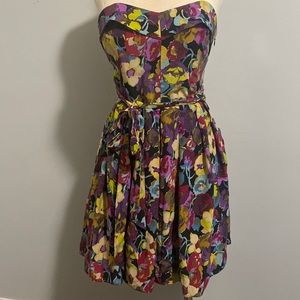 Silk Betsy Johnson Floral Dress, 163